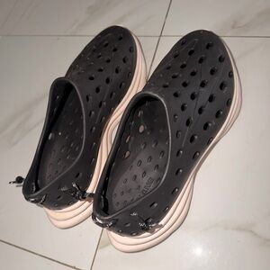 Kane Footwear Black Slip-On Breathable Sneaker